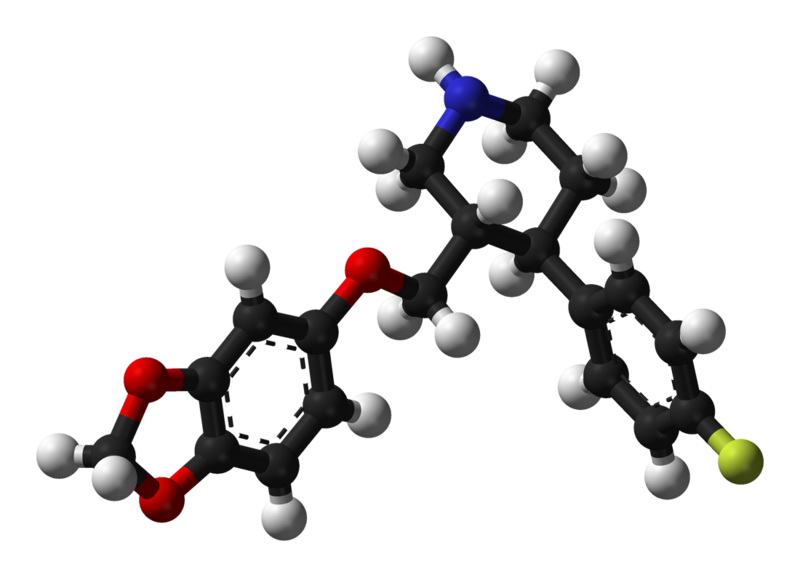 800px-Paroxetine-3D-balls